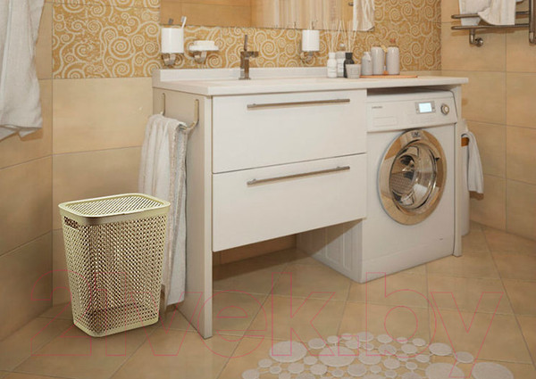 Изображение товара Корзина для белья Idea Пирула / М2614 (35л, латте)