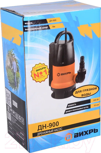 Изображение товара Дренажный насос Вихрь ДН-900 (68/2/3)