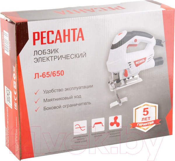 Изображение товара Электролобзик Ресанта Л-65/650 (75/9/2)