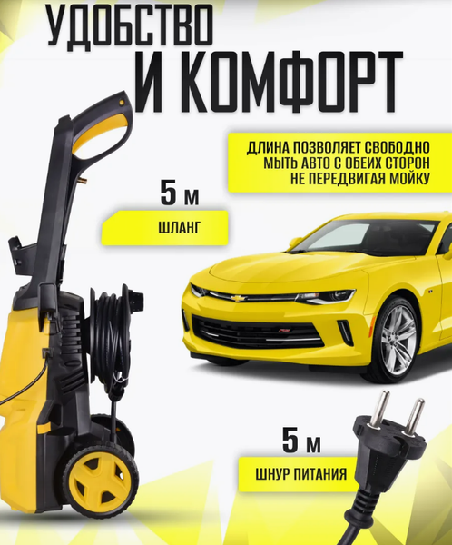 Изображение товара Мойка высокого давления Huter W195-PRO (70/8/15)