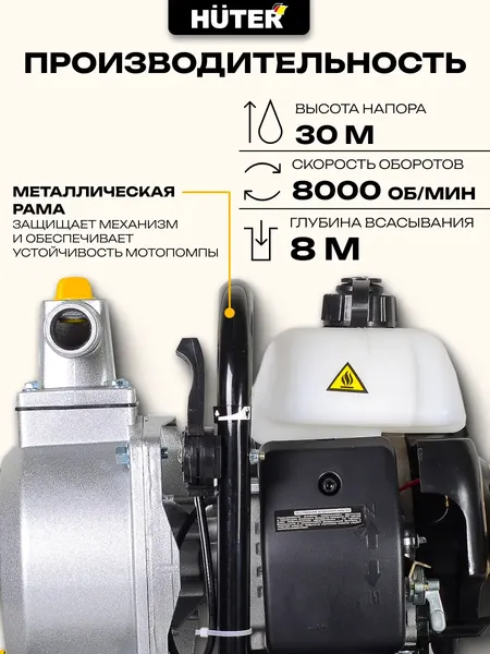 Изображение товара Мотопомпа Huter MP-25 (70/11/1)