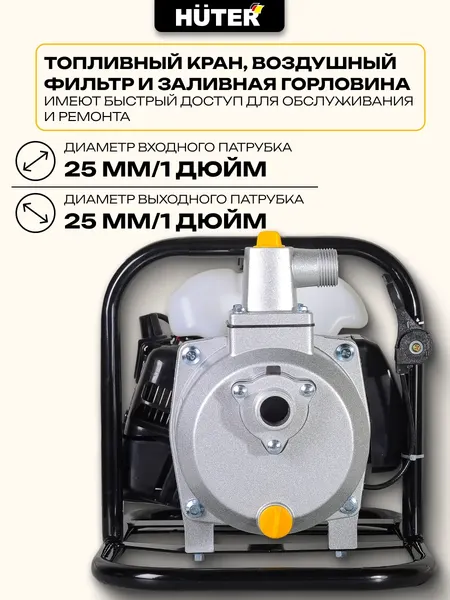 Изображение товара Мотопомпа Huter MP-25 (70/11/1)