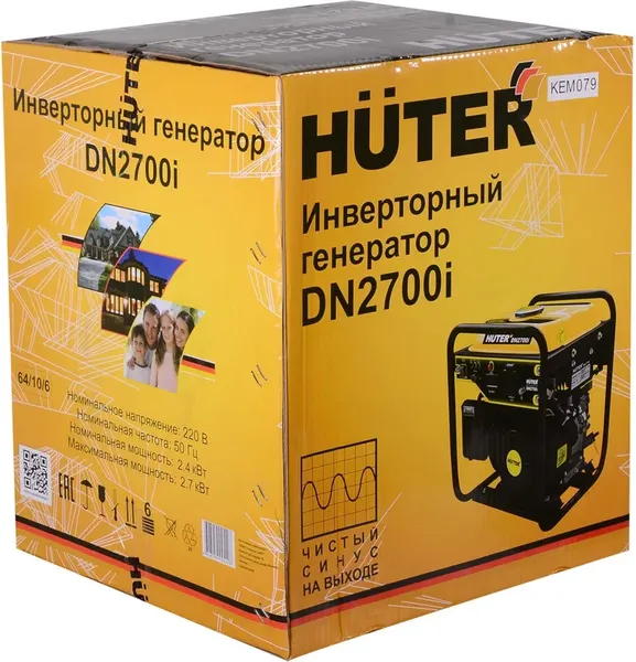 Изображение товара Инверторный генератор Huter DN2700i (64/10/6)