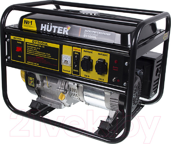 Изображение товара Бензиновый генератор Huter DY5000L (64/1/5)