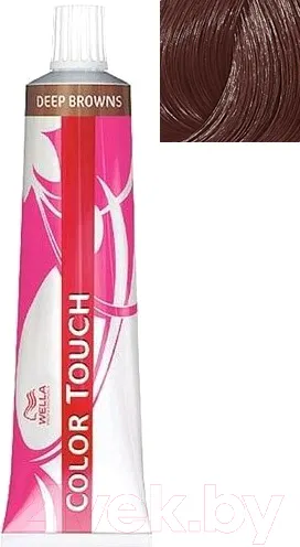 Изображение товара Крем-краска для волос Wella Professionals Color Touch 6/77 (кофе со сливками)