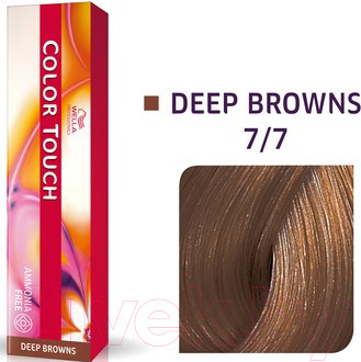 Изображение товара Крем-краска для волос Wella Professionals Color Touch 7/7 (блонд коричневый)