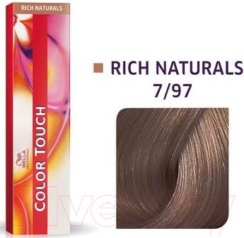 Изображение товара Крем-краска для волос Wella Professionals Color Touch 7/97 (блонд сандре коричневый)