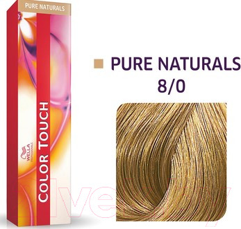 Изображение товара Крем-краска для волос Wella Professionals Color Touch 8/0 (светлый блонд)