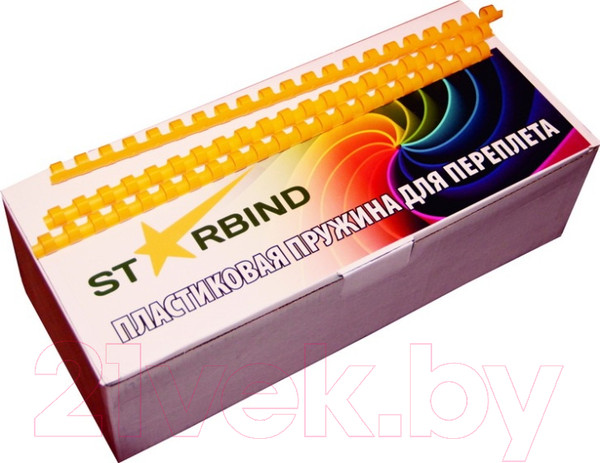 Изображение товара Пружины для переплета Starbind 12мм / BP12Ye (100шт, желтый)