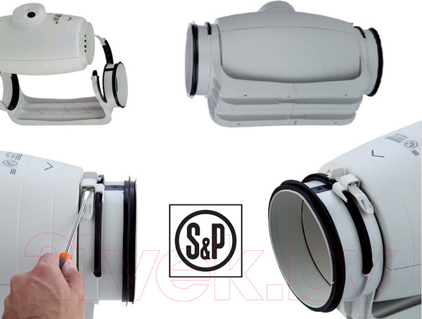 Изображение товара Вентилятор канальный Soler&Palau TD-250/100 Silent / 5211364500