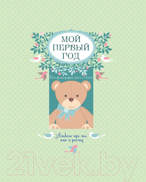 Изображение товара Альбом малыша Эксмо Мой первый год. Альбом про то, как я расту / 9785699795840 (Решетник Т.)