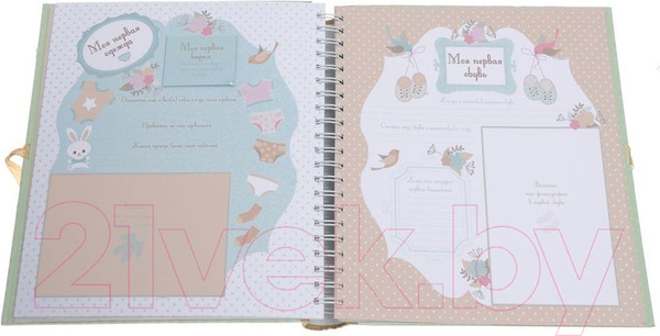 Изображение товара Альбом малыша Эксмо Мой первый год. Альбом про то, как я расту / 9785699795840 (Решетник Т.)