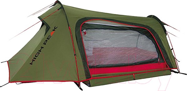 Изображение товара Палатка High Peak Sparrow 2 / 10186 (зеленый/красный)