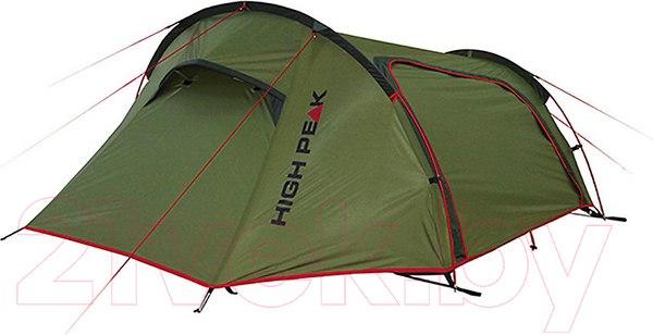 Изображение товара Палатка High Peak Sparrow 2 / 10186 (зеленый/красный)