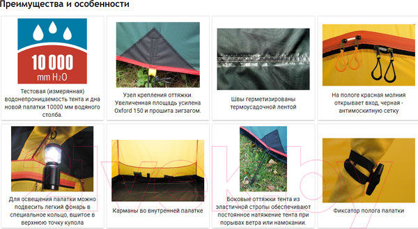 Изображение товара Палатка Alexika Scout 3 / 9121.3101 (зеленый)