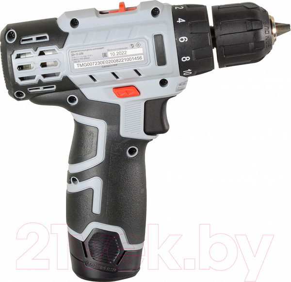 Изображение товара Аккумуляторная дрель-шуруповерт Ресанта ДА-12-2ЛК (75/14/2)