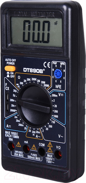 Изображение товара Мультиметр цифровой Ресанта DT 890B+ (61/10/224)