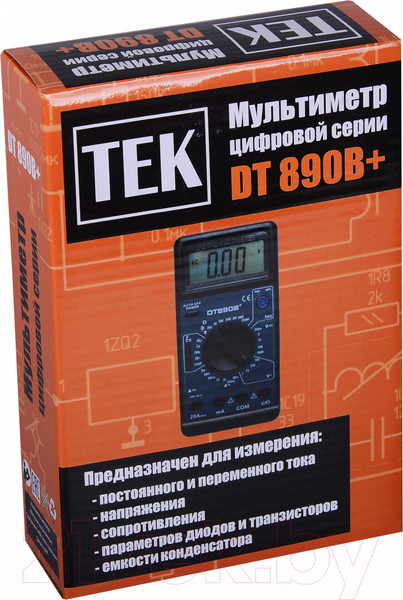 Изображение товара Мультиметр цифровой Ресанта DT 890B+ (61/10/224)