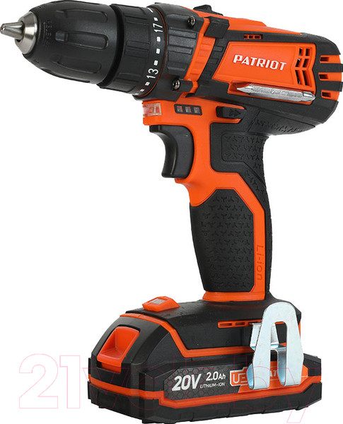 Изображение товара Аккумуляторная дрель-шуруповерт PATRIOT BR 201UES