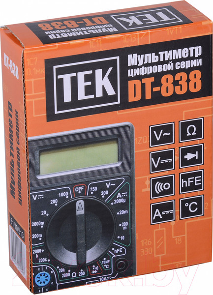 Изображение товара Мультиметр цифровой Ресанта DT 838 (61/10/513)