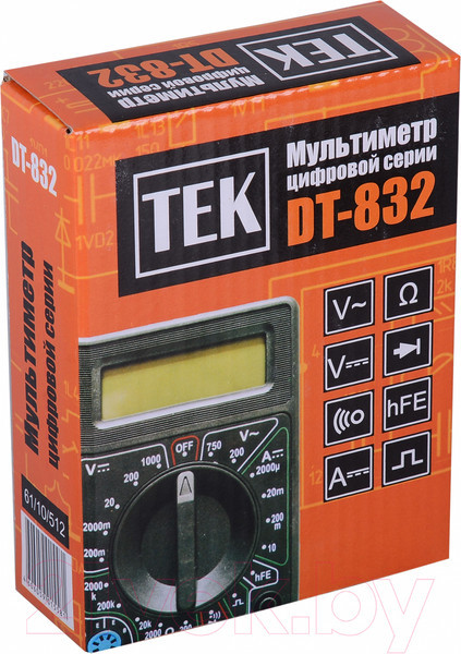 Изображение товара Мультиметр цифровой Ресанта DT 832 (61/10/512)