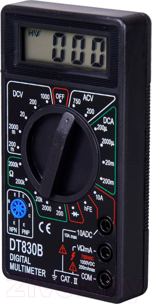 Изображение товара Мультиметр цифровой Ресанта DT 830B (61/10/218)