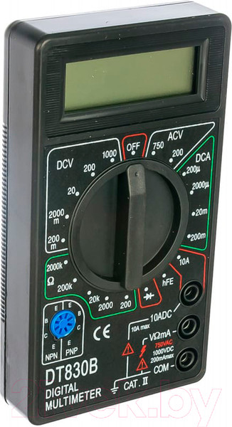 Изображение товара Мультиметр цифровой Ресанта DT 830B (61/10/218)