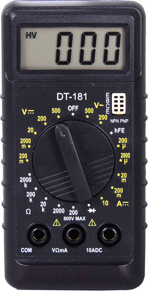 Изображение товара Мультиметр цифровой Ресанта DT 181 (61/10/511)