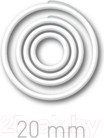 Изображение товара Кольца для переплета OPUS EasyRing 20мм до 180 листов / EASYRING20BIA160 (160шт, белый)