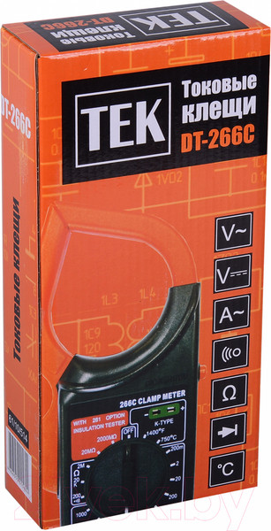 Изображение товара Клещи токоизмерительные Ресанта DT 266C (61/10/514)