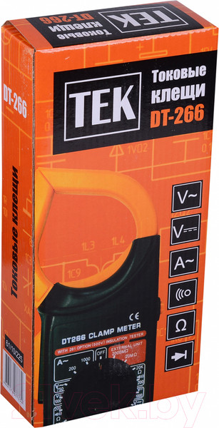 Изображение товара Клещи токоизмерительные Ресанта DT 266 (61/10/225)