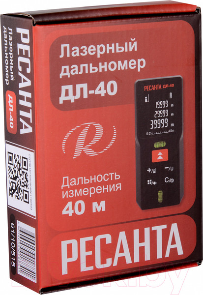 Изображение товара Лазерный дальномер Ресанта ДЛ-40 (61/10/515)