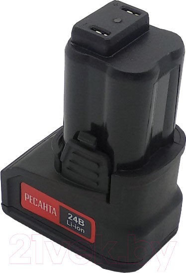 Изображение товара Аккумуляторная дрель-шуруповерт Ресанта ДА-24-2ЛК (75/14/7)