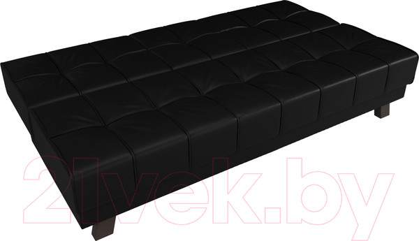 Изображение товара Диван Лига Диванов Винсент 182 (экокожа, черный)