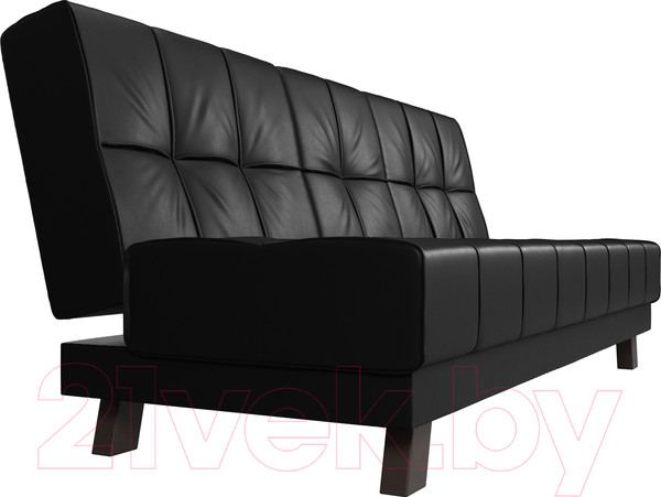 Изображение товара Диван Лига Диванов Винсент 182 (экокожа, черный)