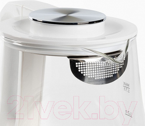 Изображение товара Электрочайник Endever Skyline KR-335G (белый/стекло)