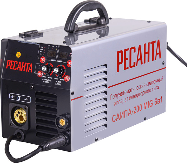 Изображение товара Полуавтомат сварочный Ресанта САИПА-200 MIG/MAG (65/9)