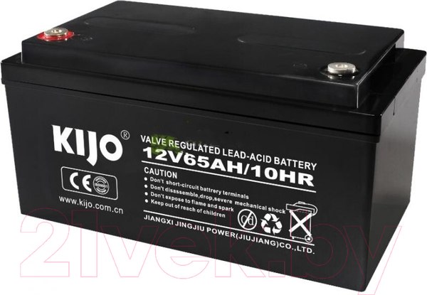Изображение товара Аккумуляторная батарея Kijo 12V 65Ah / 12V65AH