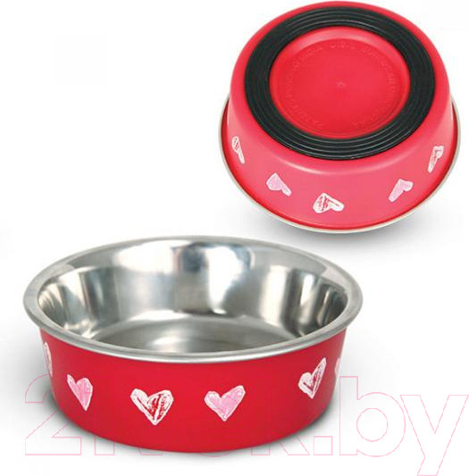 Изображение товара Миска для животных Triol Сердца BL19 / 30251018