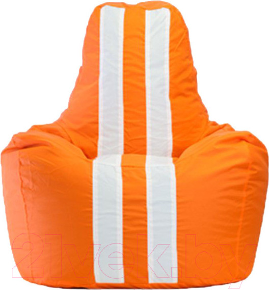 Изображение товара Бескаркасное кресло Flagman Спортинг С2.1-04 (оранжевый/белый)