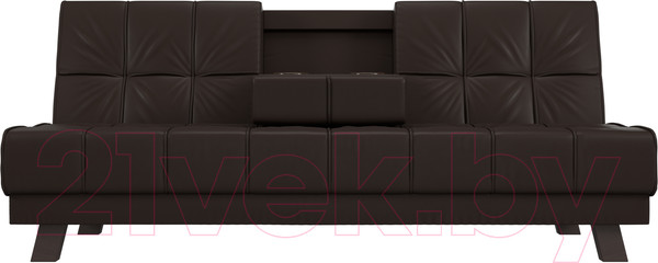 Изображение товара Диван Лига Диванов Винсент (экокожа, коричневый)