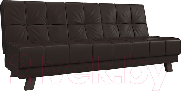 Изображение товара Диван Лига Диванов Винсент (экокожа, коричневый)