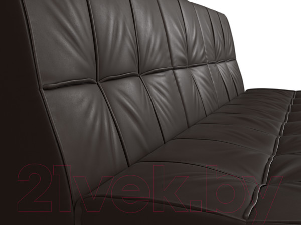 Изображение товара Диван Лига Диванов Винсент (экокожа, коричневый)