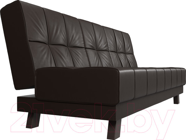 Изображение товара Диван Лига Диванов Винсент (экокожа, коричневый)