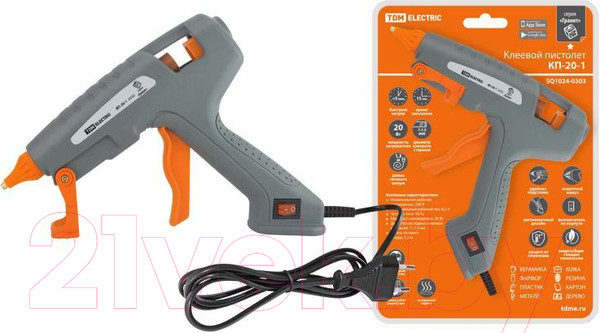 Изображение товара Клеевой пистолет TDM SQ1024-0303