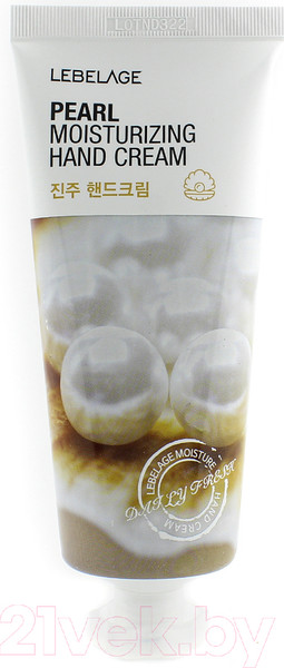 Изображение товара Крем для рук Lebelage Увлажняющий с экстрактом жемчуга (100мл)