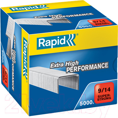 Изображение товара Скобы канцелярские Rapid Super Strong 9/14 / 24871500