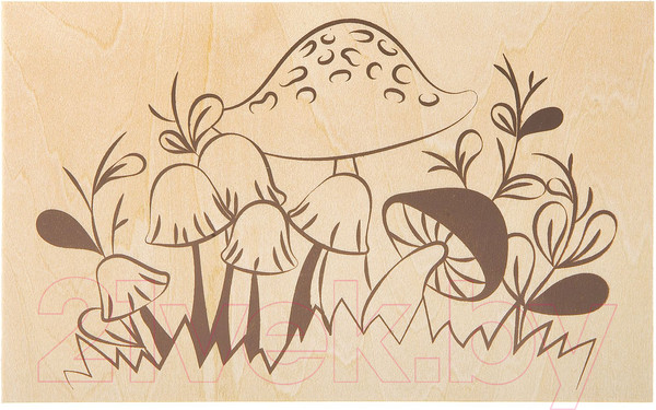 Изображение товара Набор для выжигания Bondibon Основы для выжигания. В лесу / ВВ2061