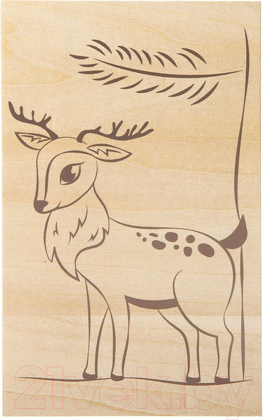 Изображение товара Набор для выжигания Bondibon Основы для выжигания. В лесу / ВВ2061