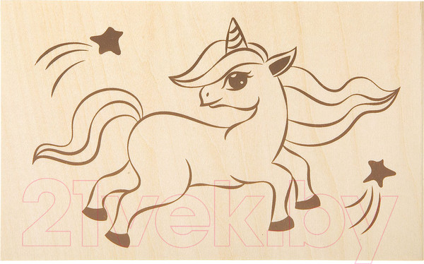 Изображение товара Набор для выжигания Bondibon Основы для выжигания. Волшебный мир / ВВ2062